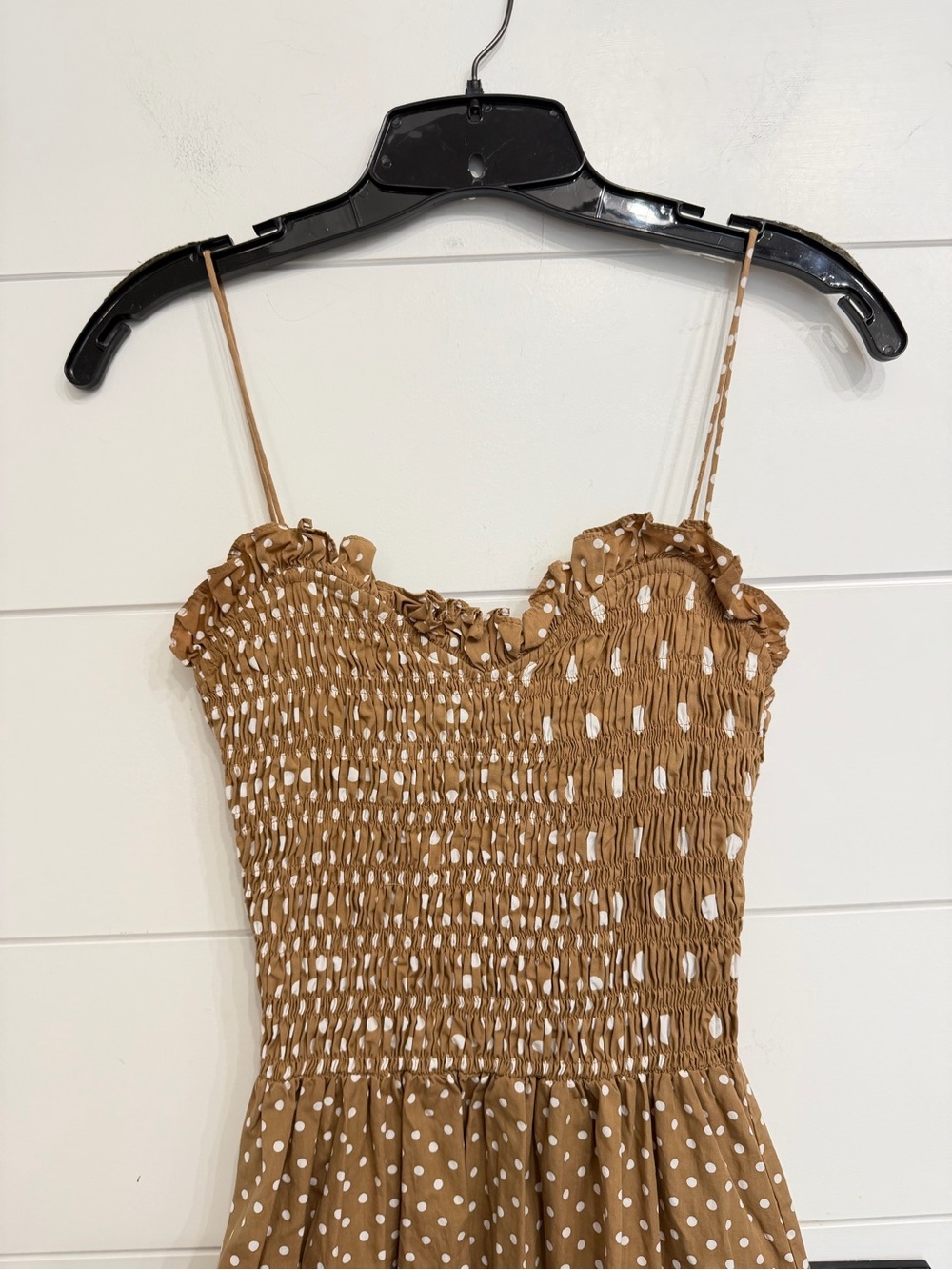 SWF Brown Ruffled Bodice Maxi Dress Size Small 36817 - Picture 9 of 13